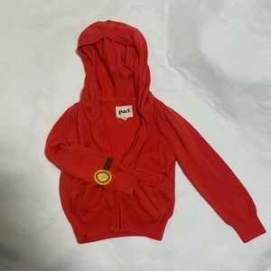 Pact Daniel Tiger Sweater Hoodie 4T 5T washed never worn